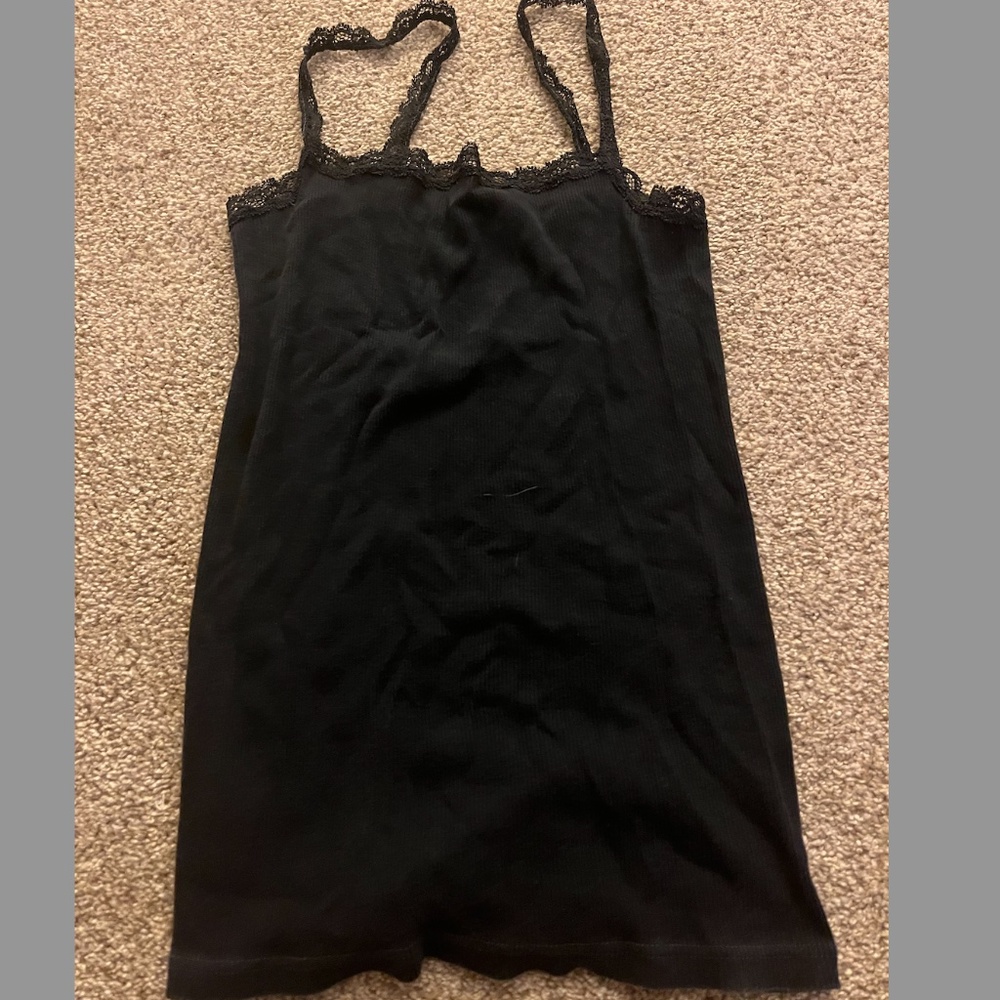 Navy tank top, size - one size, brand- Brandy Melville